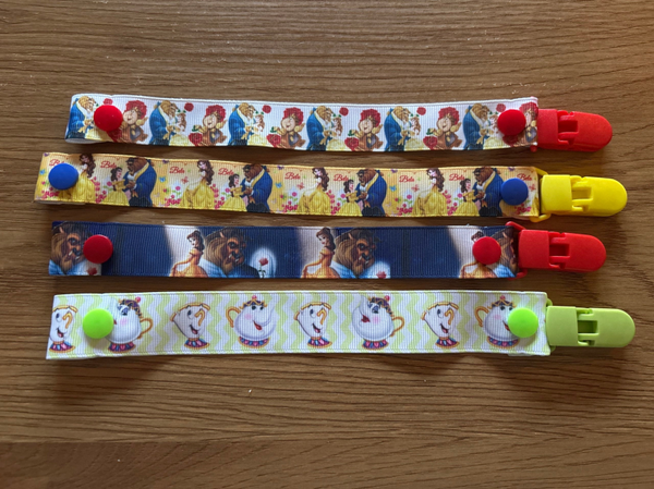 Speenkoord lint Beauty and the beast