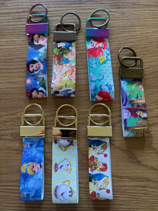 Lint sleutelhangers prinsessen