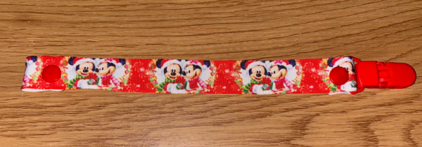 Speenkoord lint Kerst