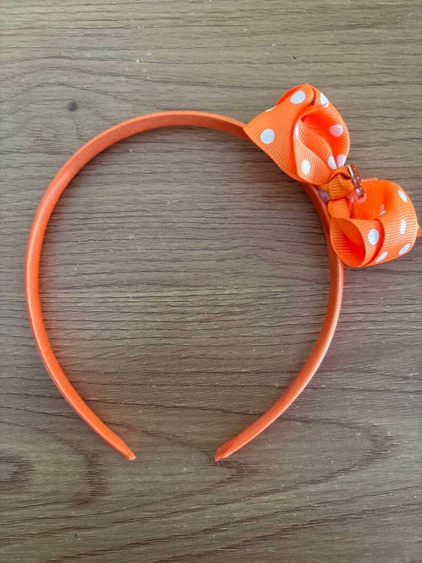 Oranje haarbandje