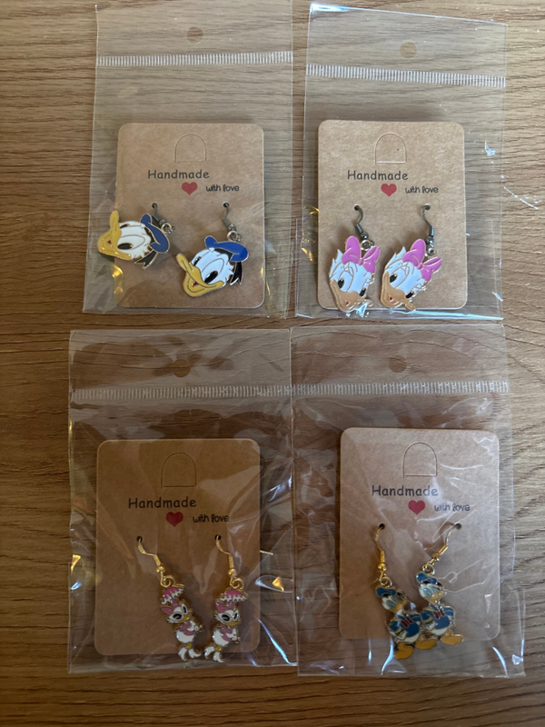 Oorbellen Donald of Katrien