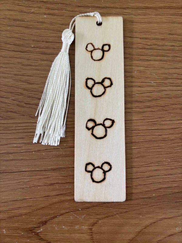 Houten Boekenlegger Mickey