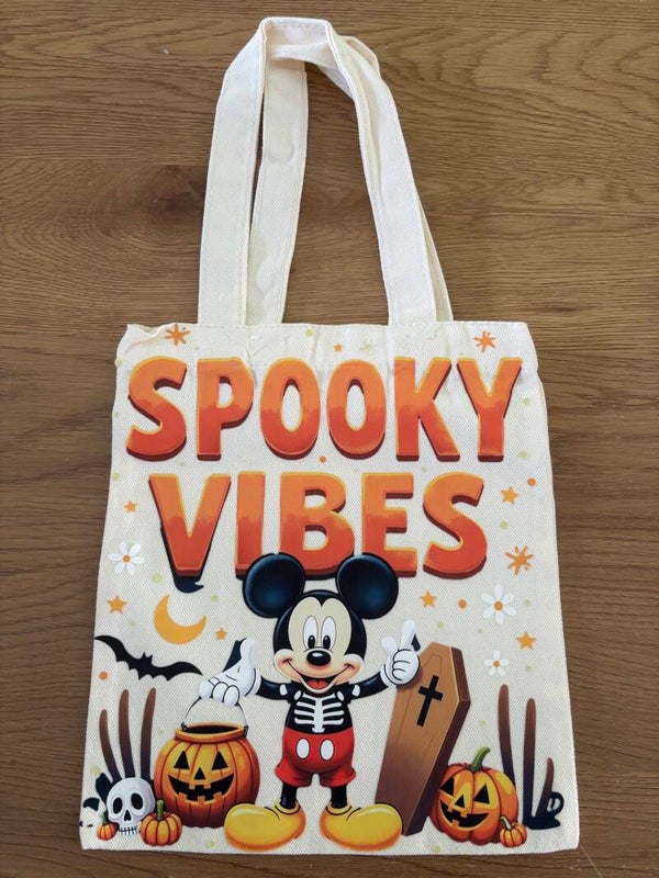Canvas Shopper mini halloween