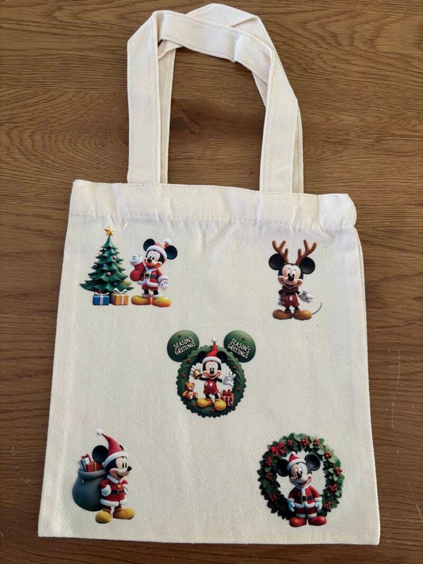 Canvas Shopper mini kerst