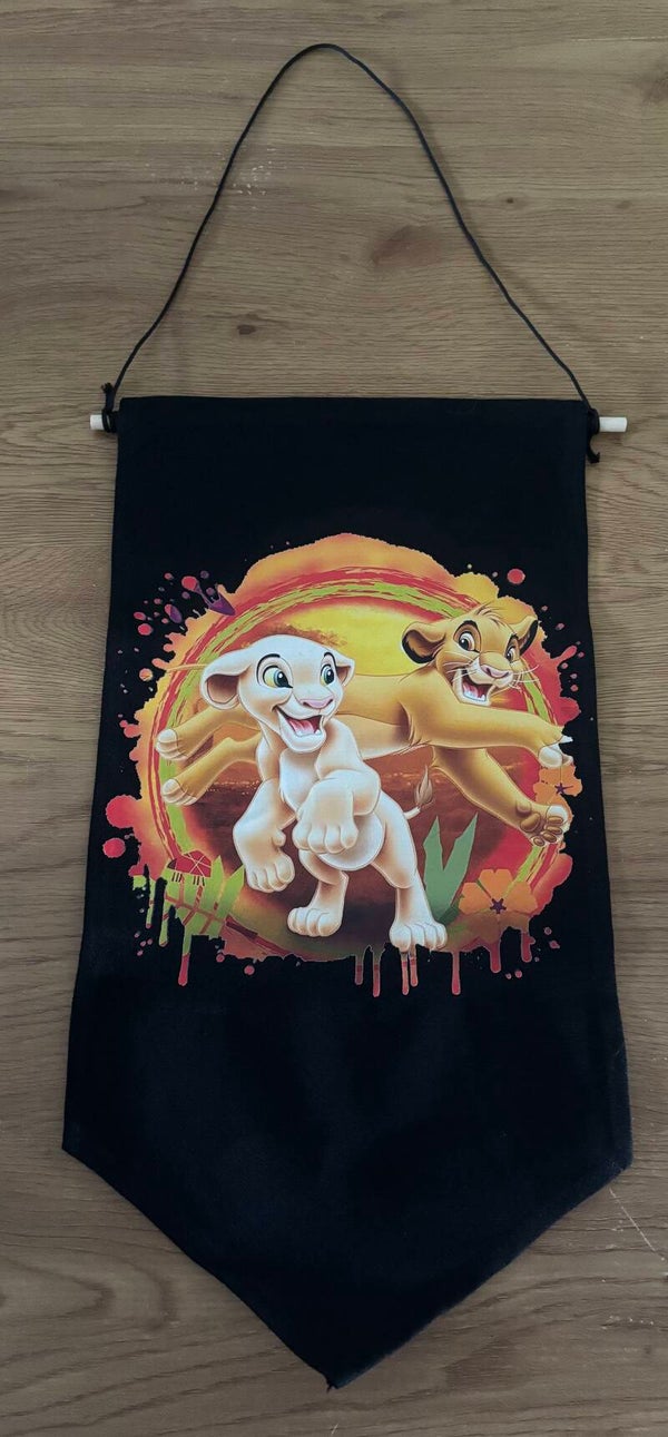 XL Pintrading banner simba met nala
