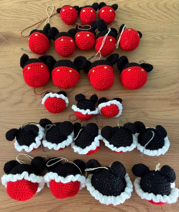 Kerstboomhangers Mickey of Minnie