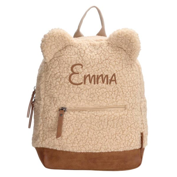 Teddy tas Creme met oren