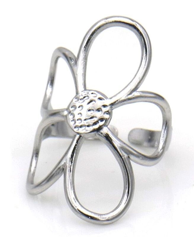 S. Steel Ring Flower