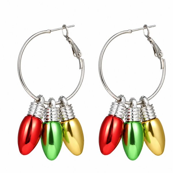 Oorbellen met Kerstlampjes
