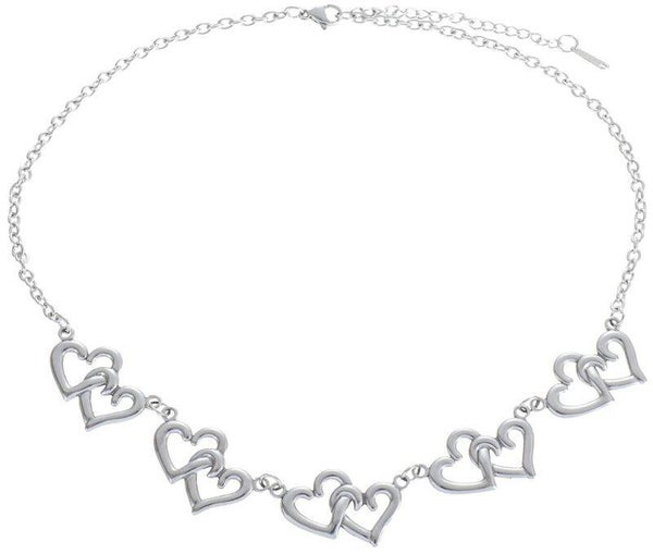 Ketting Hartjes Zilver