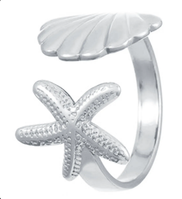 Zeester & Schelp Stijl Ring