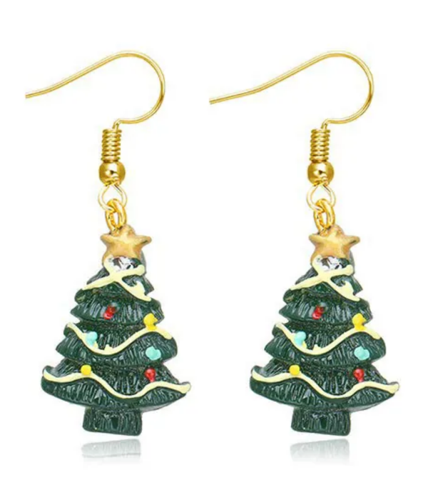 Oorbellen Kerstboom Stijl 1