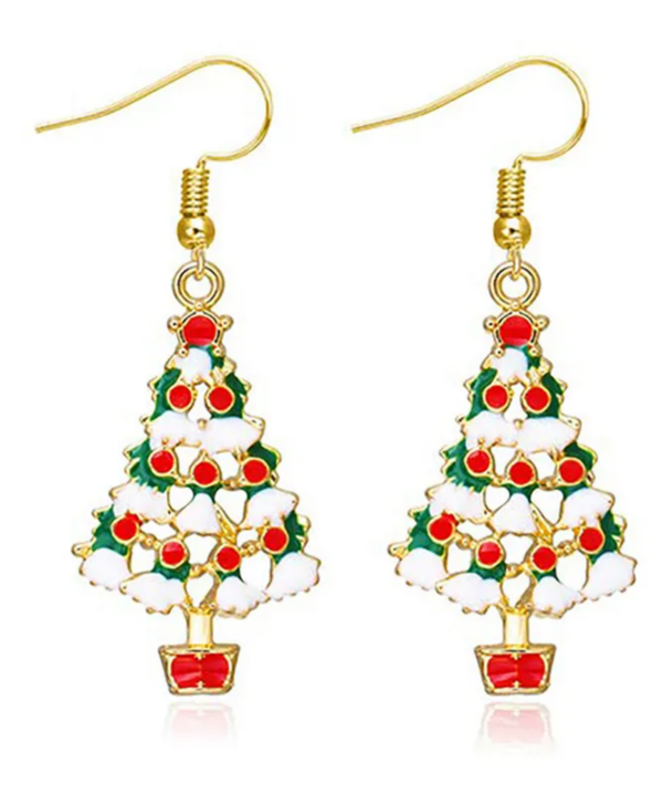 Oorbellen Kerstboom Stijl 2
