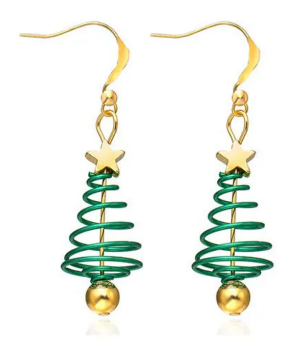 Oorbellen Kerstboom Stijl 3