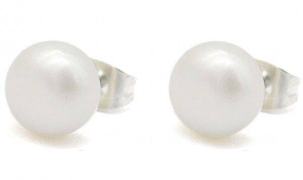 S. Steel Studs Freshwater Pearl