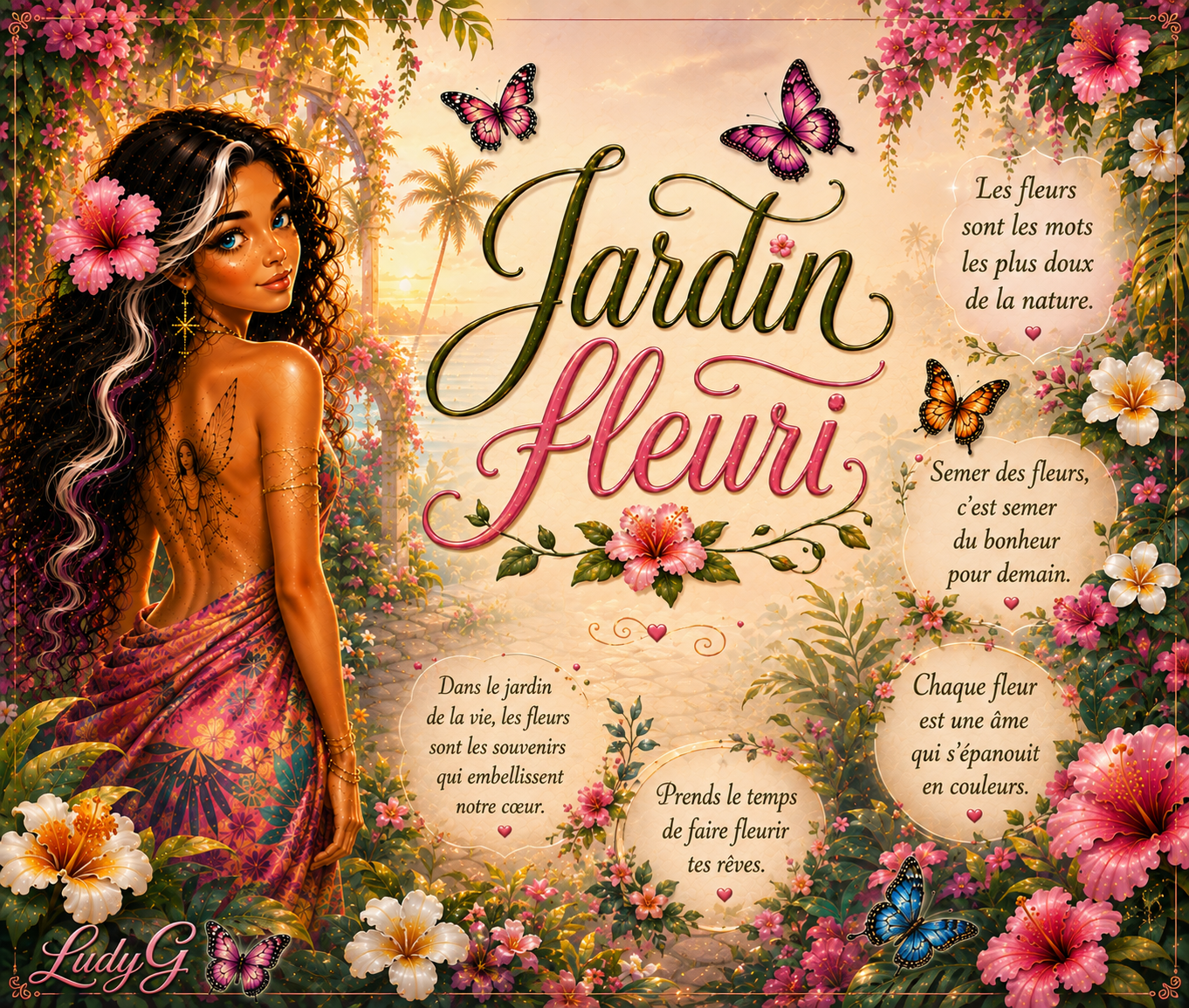 Jardin fleuri