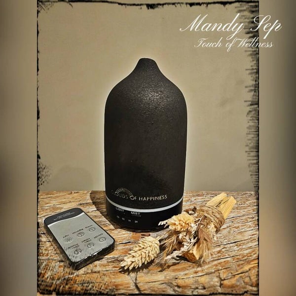 Keramische Aroma Diffuser Zwart