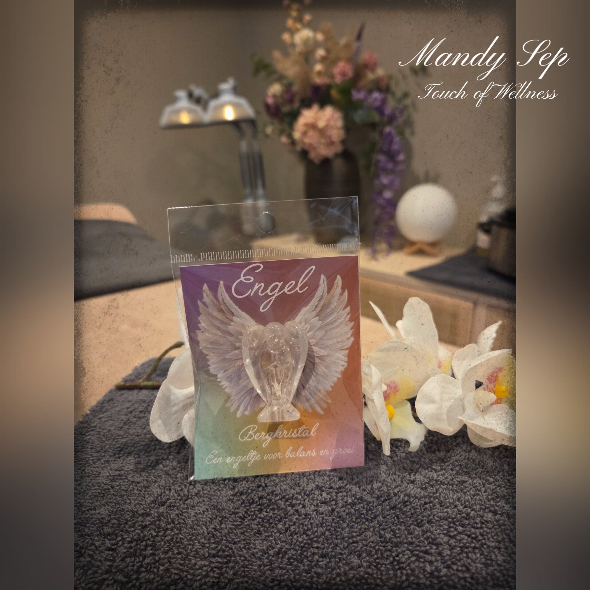 Gift Engeltje - Bergkristel
