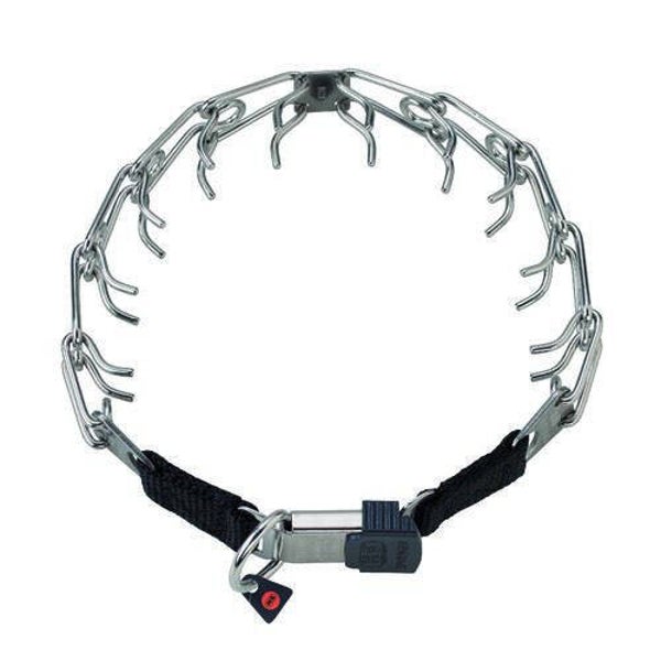 ULTRA-PLUS Training Collar with Center-Plate and ClicLock - Stainless steel, 4 mm, 60 cm / 24"