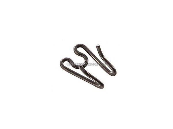 Middle links for lengthening - Stainless steel black, 2.25 mm, 3 cm / 1"