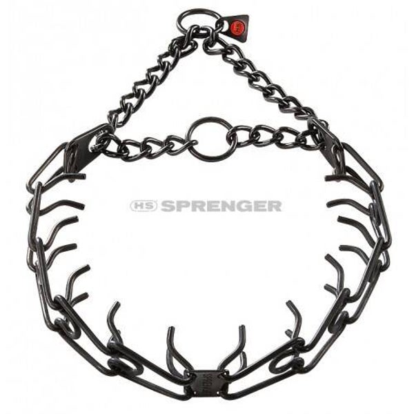 ULTRA-PLUS Training Collar with Center-Plate and Assembly Chain - Stainless steel, 3.2 mm, 58 cm / 23"