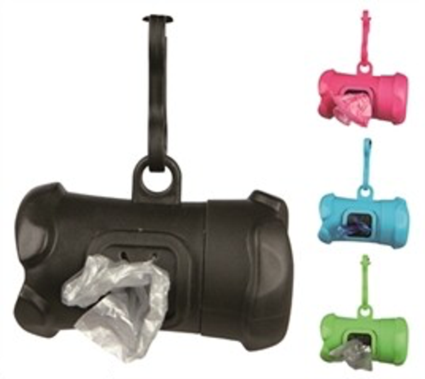 TRIXIE POEPZAKHOUDER BOTVORM MET POEPZAKJES