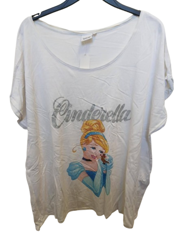 T shirt à manche courte cendrillon taille XXL