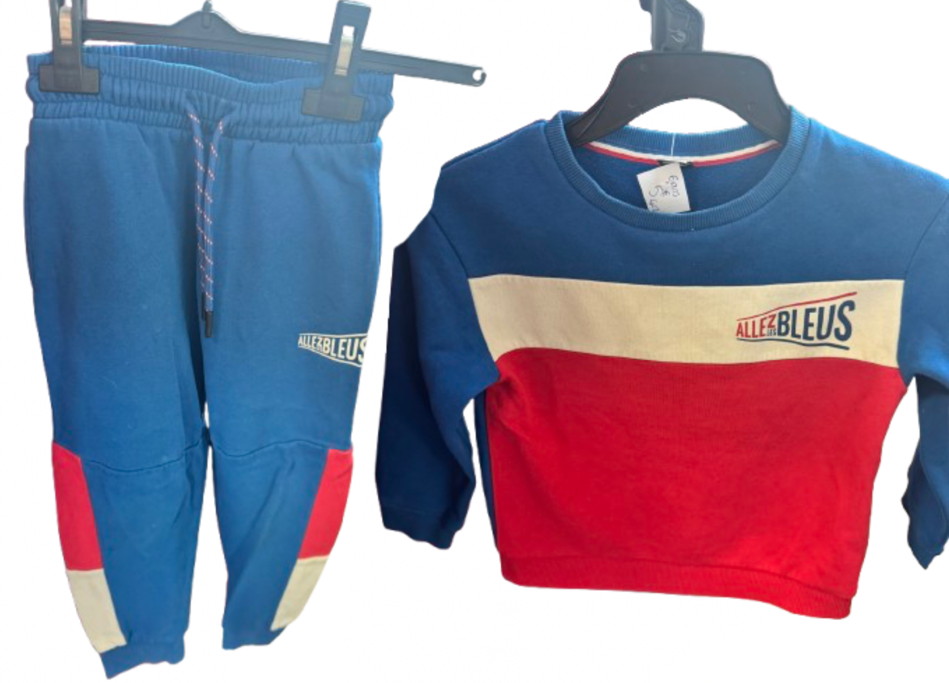 Ensemble Allez les Bleus taille 6 ans