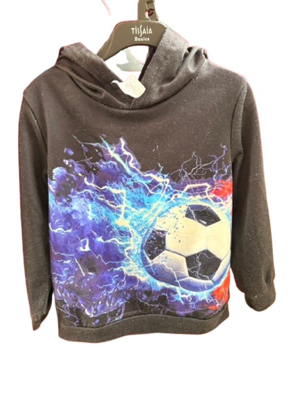 Sweat à capuche Foot taille 3 ans