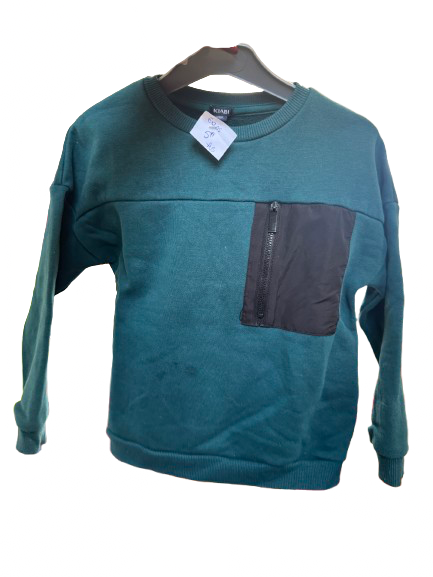 Pull vert taille 6 ans