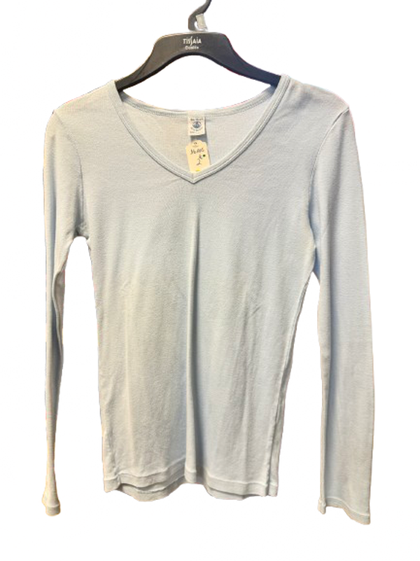 T shirt bleu ciel petit bateau taille 18 ans