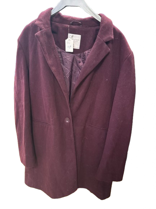 Manteau bordeaux taille 44