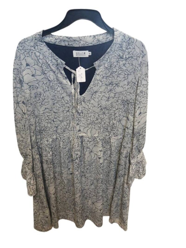 Robe bleu et blanche Molly Bracken taille XL