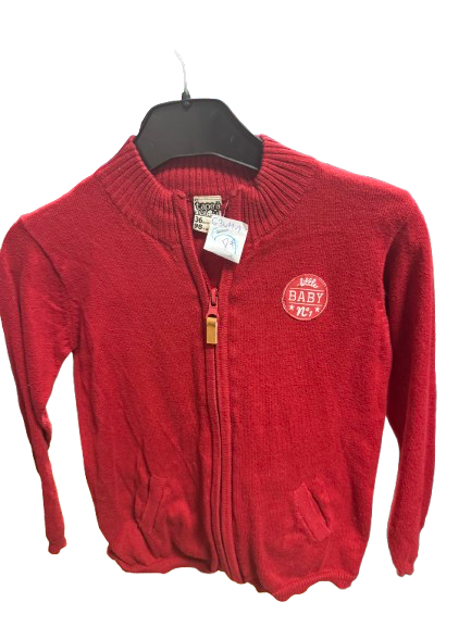 Gilet rouge taille 3 ans