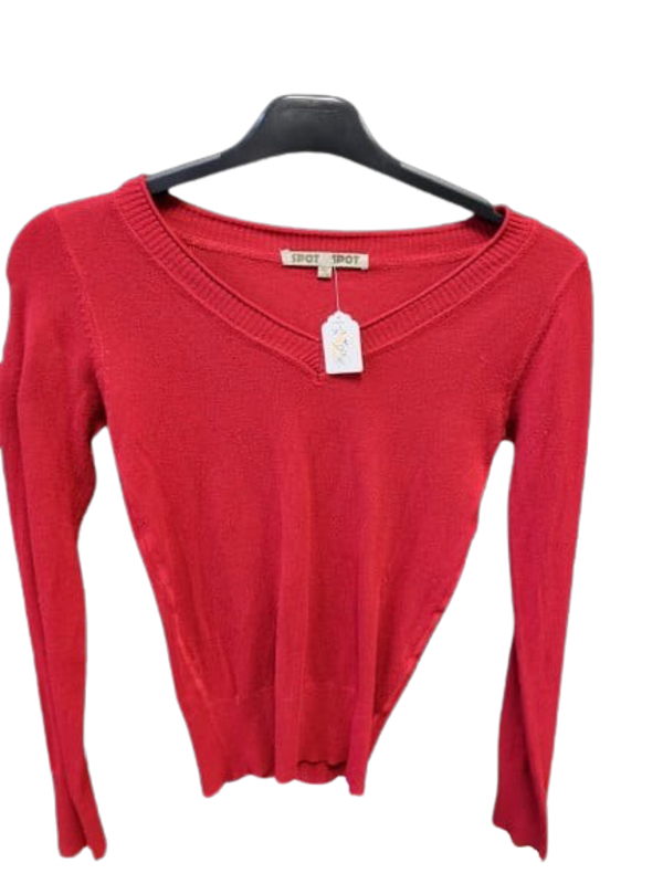 Pull rouge taille XS