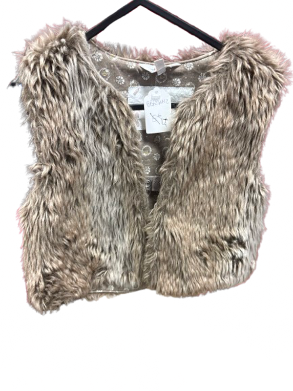 Gilet sans manche fourrure taille 24 mois