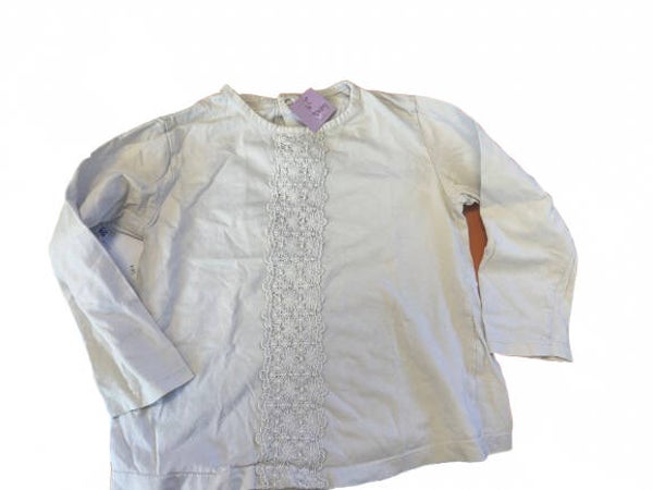T shirt à manche longue blanc taille 4 ans