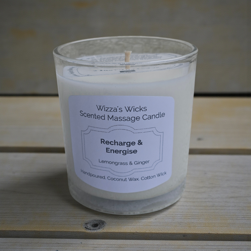 Lotion or Massage Candle - Recharge & Energise
