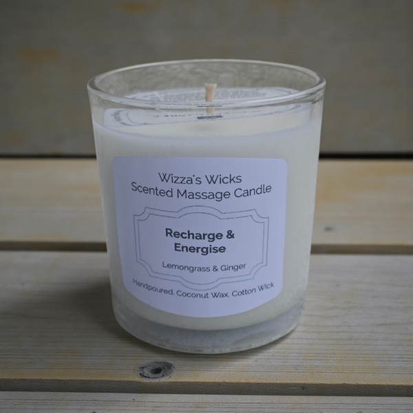 Lotion or Massage Candle - Recharge & Energise