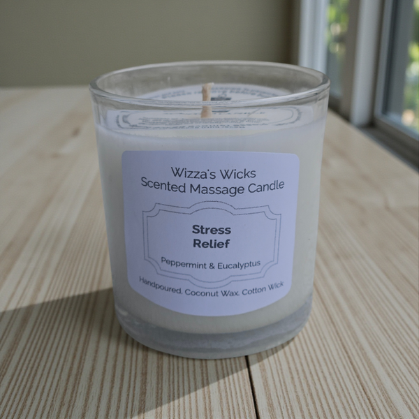 Lotion or Massage Candle - Stress Relief
