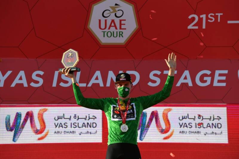 David Dekker wint puntentrui in UAE Tour.