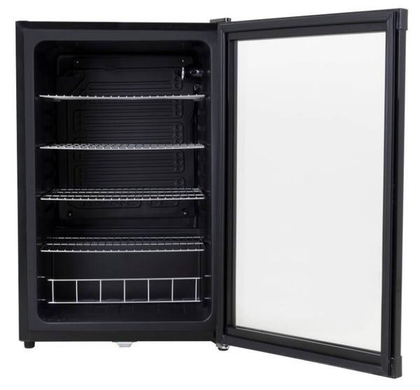 Husky compacte glasdeur koeler met ruime inhoud KK111-BK-NL-HU