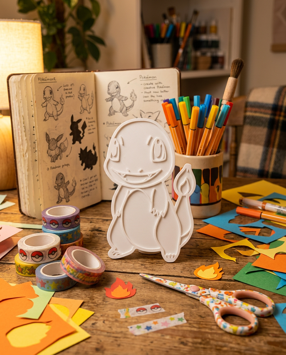 Kleurplaat Charmander