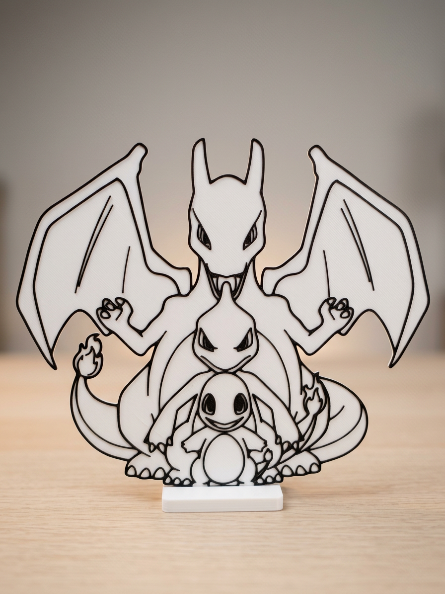 Kleurplaat Charmander
