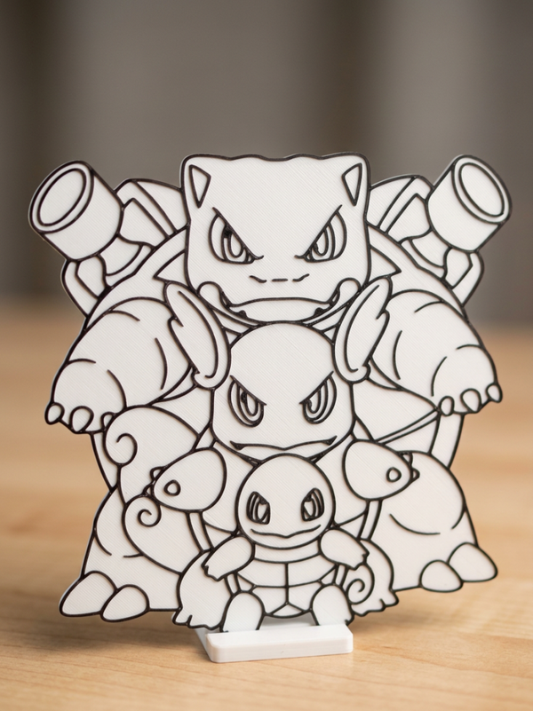 Kleurplaat Squirtle