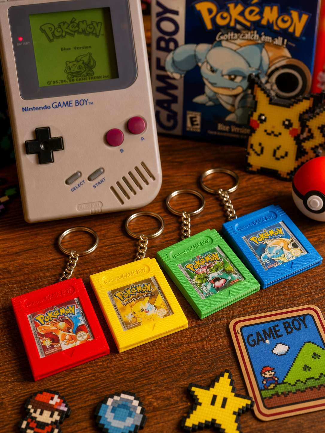 Sleutelhangerset Game Boy