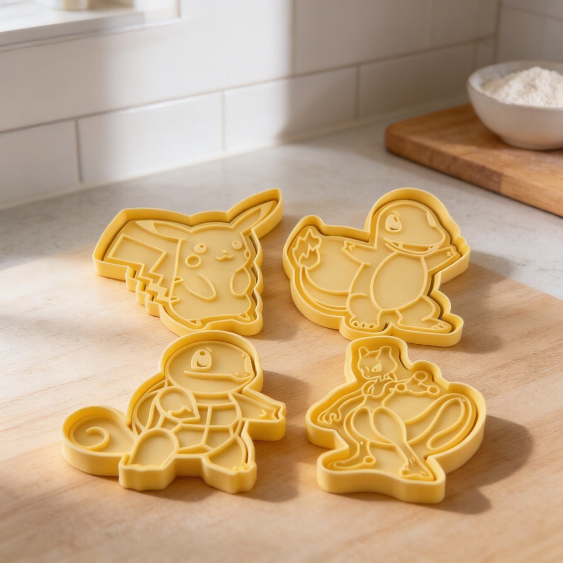 Koekjesvormen Pokémon set van 4