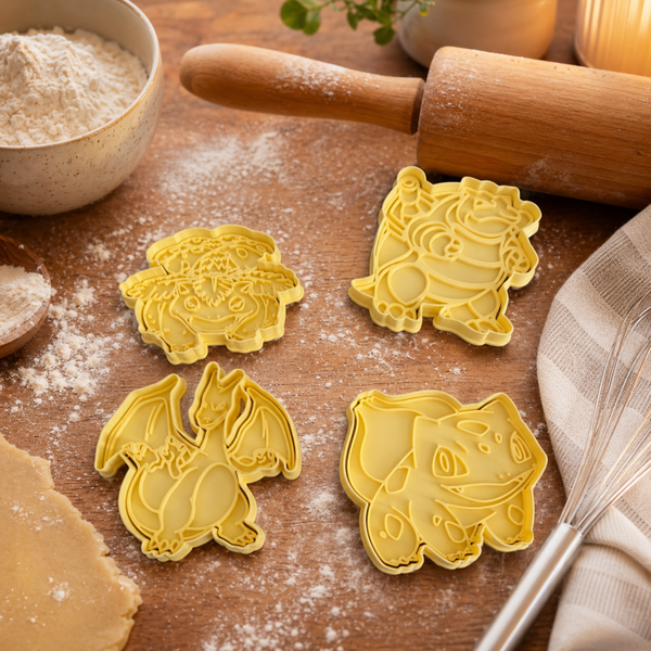 Koekjesvormen Pokémon set van 4