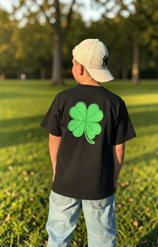 Trébol Logo T - shirt Zwart