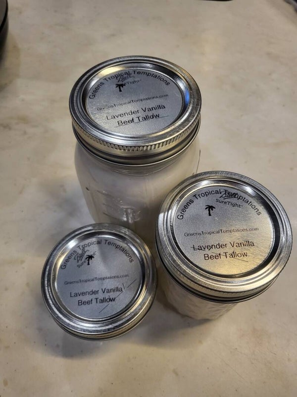 Lavender Vanilla Beef Tallow